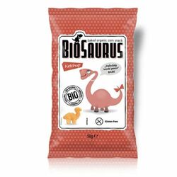 Chrumky pre deti kukuričné s kečupom 50g Biosaurus