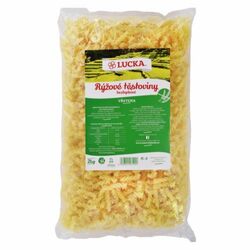 Ryžové cestoviny Fusilli (Vretená) 2kg Lucka