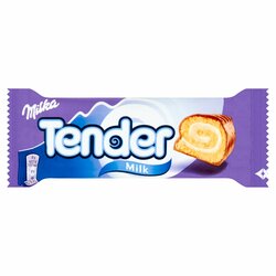 Milka Tender jemné pečivo mliečna náplň 37 g