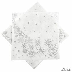 Orion Papierové servítky Vločky 33x33cm 20ks