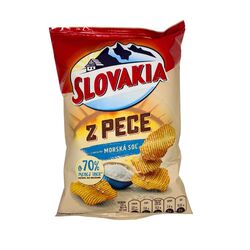 Slovakia Chips Z pece morská soľ 50g*Darček