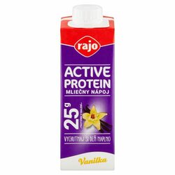 Nápoj active protein mliečny vanilka 250 ml Rajo