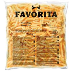 Mrazené Hranolky classic cut 9/9 2,5kg Favorita