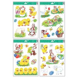 Okenné fólie tradičné veľkonočné motívy 26x37cm