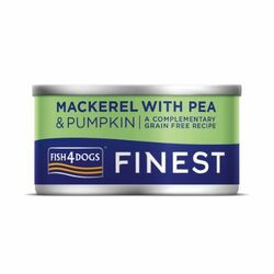 Fish4dogs Finest Konzerva Makrela s hráškom 85g