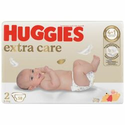 Huggies Extra Care Veľ.2, Plienky 58ks