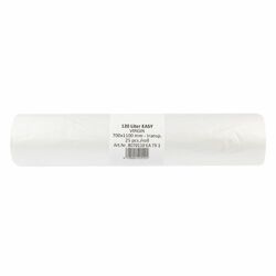 Vrecia na odpad transparentné 120l 70x110cm 25ks Easy