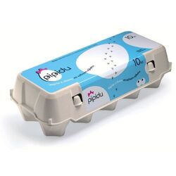 Vajcia z voľného výbehu M-L 10ks Pipidu VÝPREDAJ