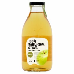 Ovocná šťava jablko 100% ZDRAVO 0,75l