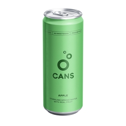 Cans sparkling water jablko a kvet bazy 330ml*ZO