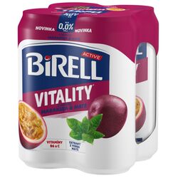Pivo Birell 0,0 Vitality Marakuja &amp; Maté 4x500ml*ZO