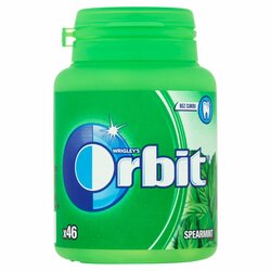 Wrigley&#039;s Orbit Spearmint žuvačky dóza 46ks/64g