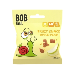 Bob Snail ovocný snack jablko-hruška 20 g
