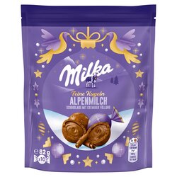 Milka guľôčky s náplňou z mliečneho krému 82g