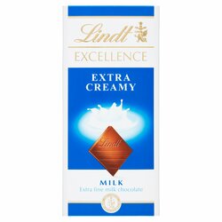 Lindt Excellence extra jemná mliečna čokoláda 100g