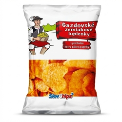 Gazdovské zemiakové lupienky paprika SlovChips 75 g