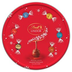 Lindt Lindor pralinky mix Xmas tin 450g