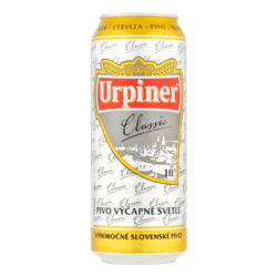 Pivo Urpiner Classic 10% svetlé 500ml *ZO VÝPREDAJ