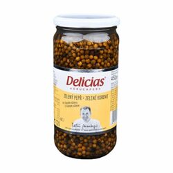 Korenie zelené v slanom náleve 720g Delicias