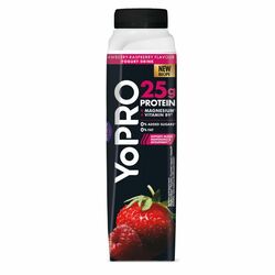 YoPro Protein jogurtový nápoj s príchuťou jahoda-malina 300g Danone