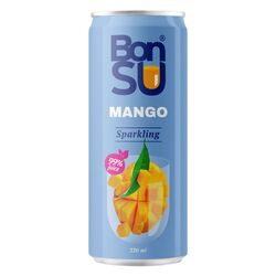 BonSU® sýtený nápoj 99% mangovej šťavy 330ml*ZO
