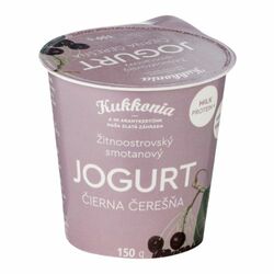 Jogurt čierna čerešňa 150g Kukkonia VÝPREDAJ
