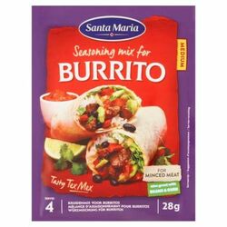 Zmes korenia Burrrito 28g Santa Maria