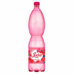Lucka pramenitá voda malina šípka 1,5l *ZO