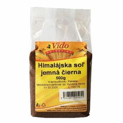 Himalájska soľ čierna jemná 500g Vido