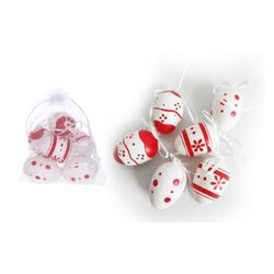 Vajíčka plastové Dekoračné 6ks