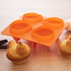 Orion Forma na pečenie 4x sliepočky silikón