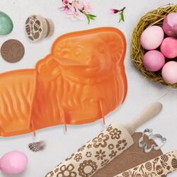 Orion Forma na pečenie baránok 31x17cm silikón