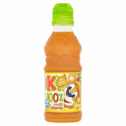 Kubík 100% Multi, ovocno-mrkvová šťava 300ml *ZO