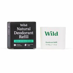 Wild Refill Black Men Fresh Cotton&amp;Sea salt náhradná náplň 40g